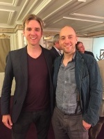 Mark with Derren Brown